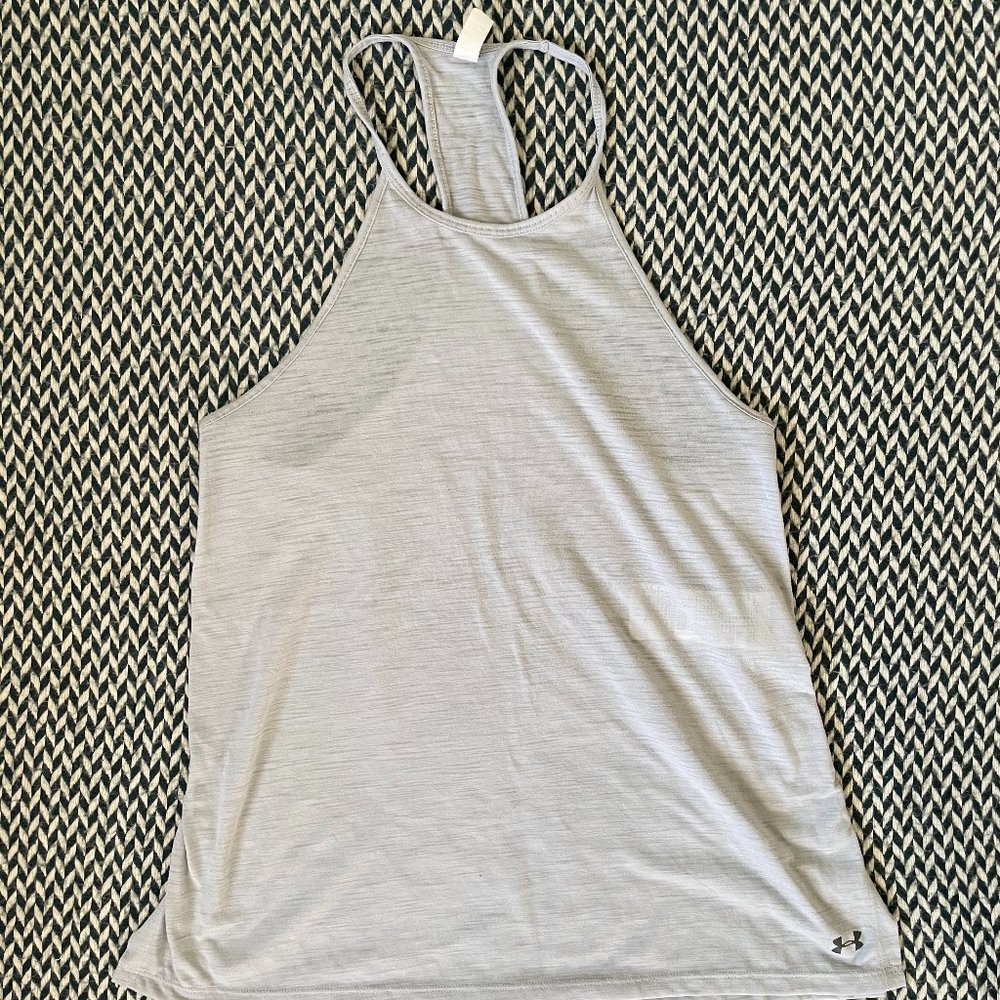 Under Armour Gray Racerback Tank Top